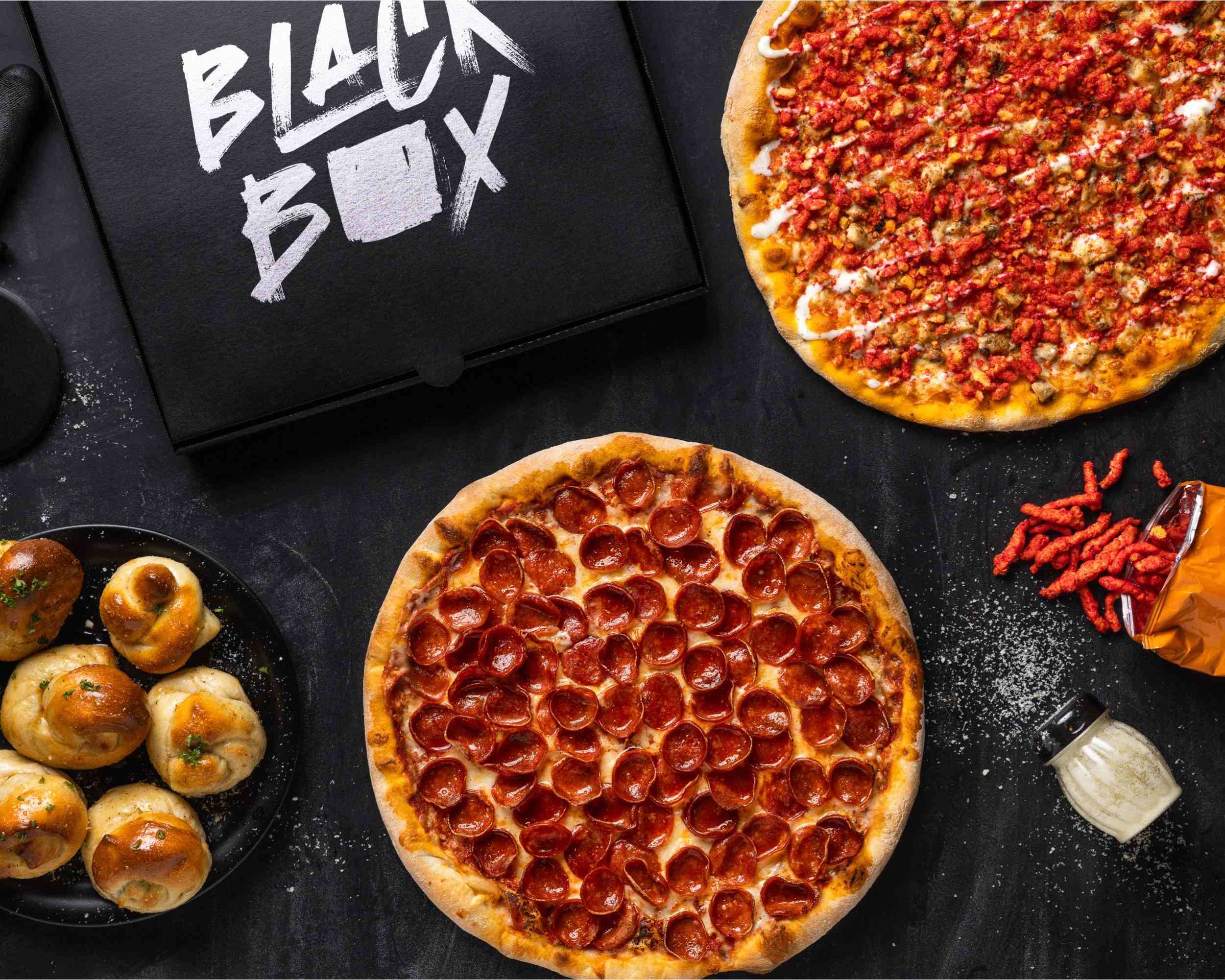 Black Box Pizza Menu Oviedo • Order Black Box Pizza Delivery Online