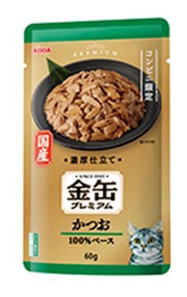アイシア 金缶プレミアムパウチ かつお (60g)