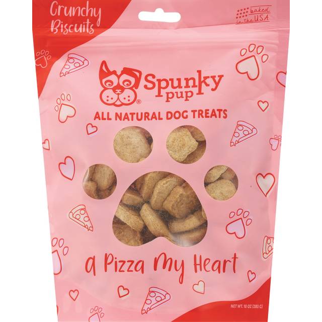 Spunky Pup Valentine's Dog Treats, A Pizza My Heart, 10 oz