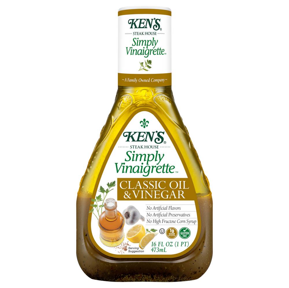 Ken's Steak House Olive Oil & Vinegar Simply Vinaigrette (16 fl oz)