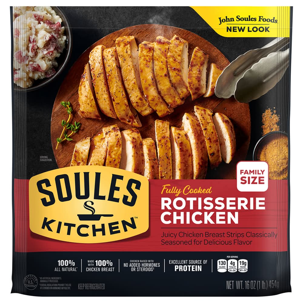 John Soules Foods Fully Cooked Rotisserie Chicken (16 oz)