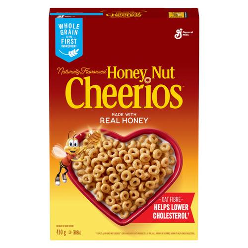 Cheerios Cereal Honey Nut Whole Grains 430 g