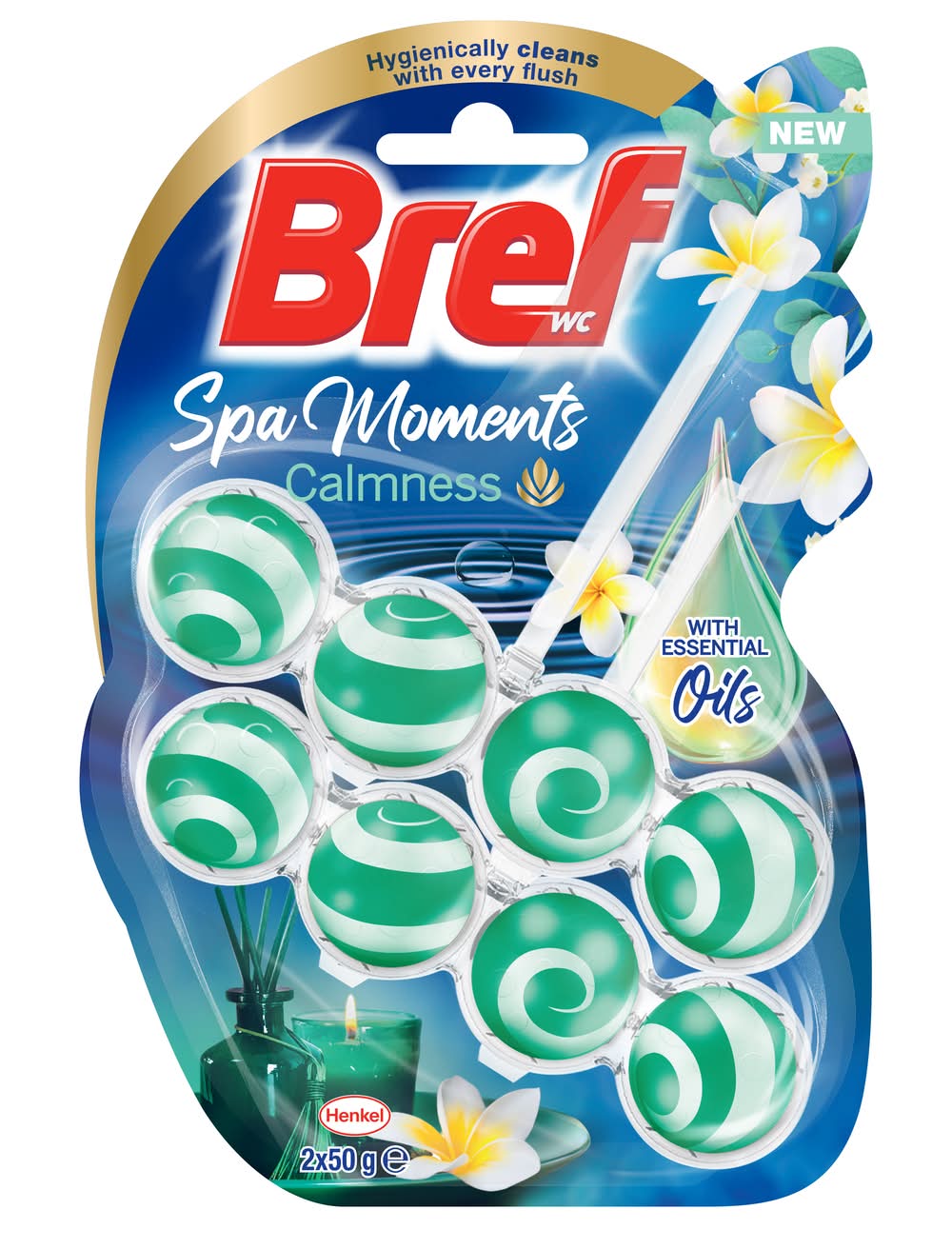 Bref Spa Moments Calmness Rim Block Toilet Cleaner Delivery Near Me ...