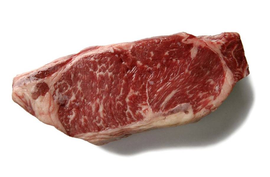 New York Strip Steaks, Center Cut, USDA Choice - 8 oz steaks - 10 ct (1 Unit per Case)