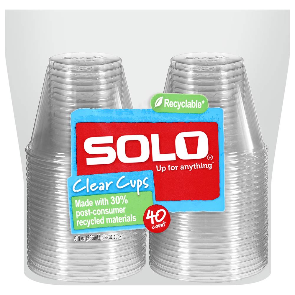 Solo Clear Cups