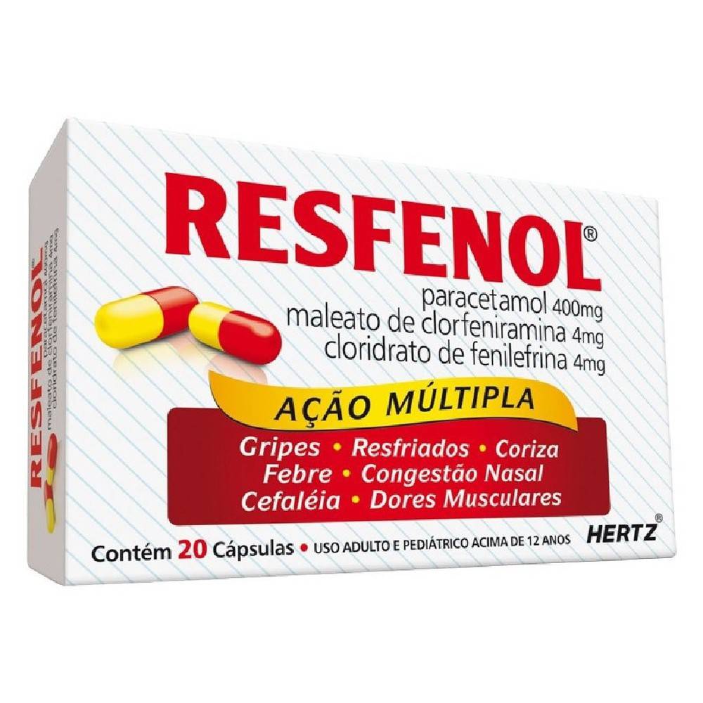 Hertz resfenol (20 cápsulas)