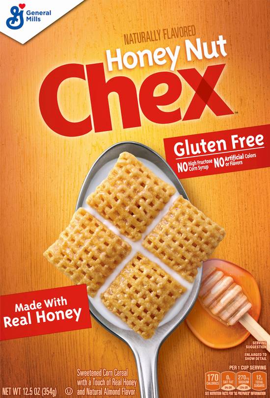 Honey Nut Chex Naturally Flavored Gluten Free Breakfast Cereal