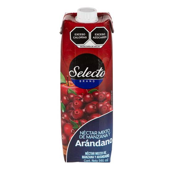 Selecto néctar de manzana y arándano (946 ml)