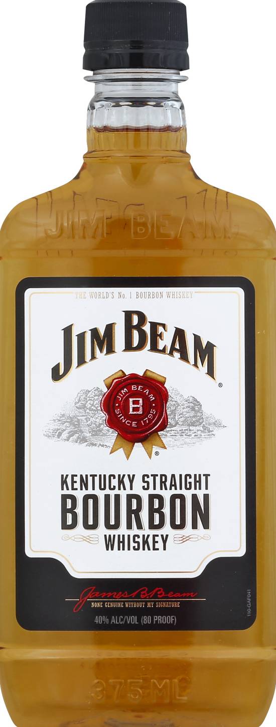 Jim Beam Kentucky Straight Bourbon Whiskey (375 ml)
