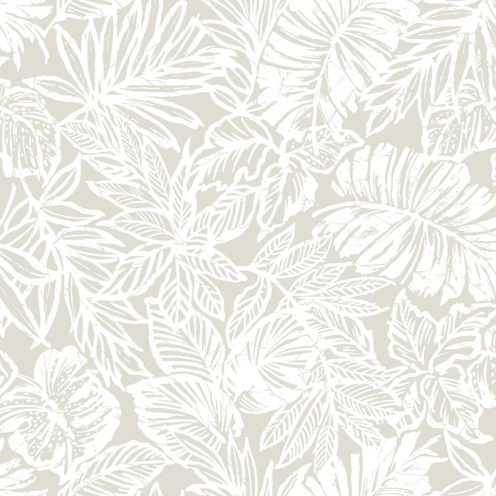 RoomMates 30.75-sq ft Cream Vinyl Ivy/Vines Self-adhesive Peel and Stick Wallpaper | LW11435PLZ