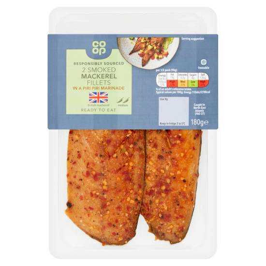 Co-op Smoked Mackerel Fillets (180g)