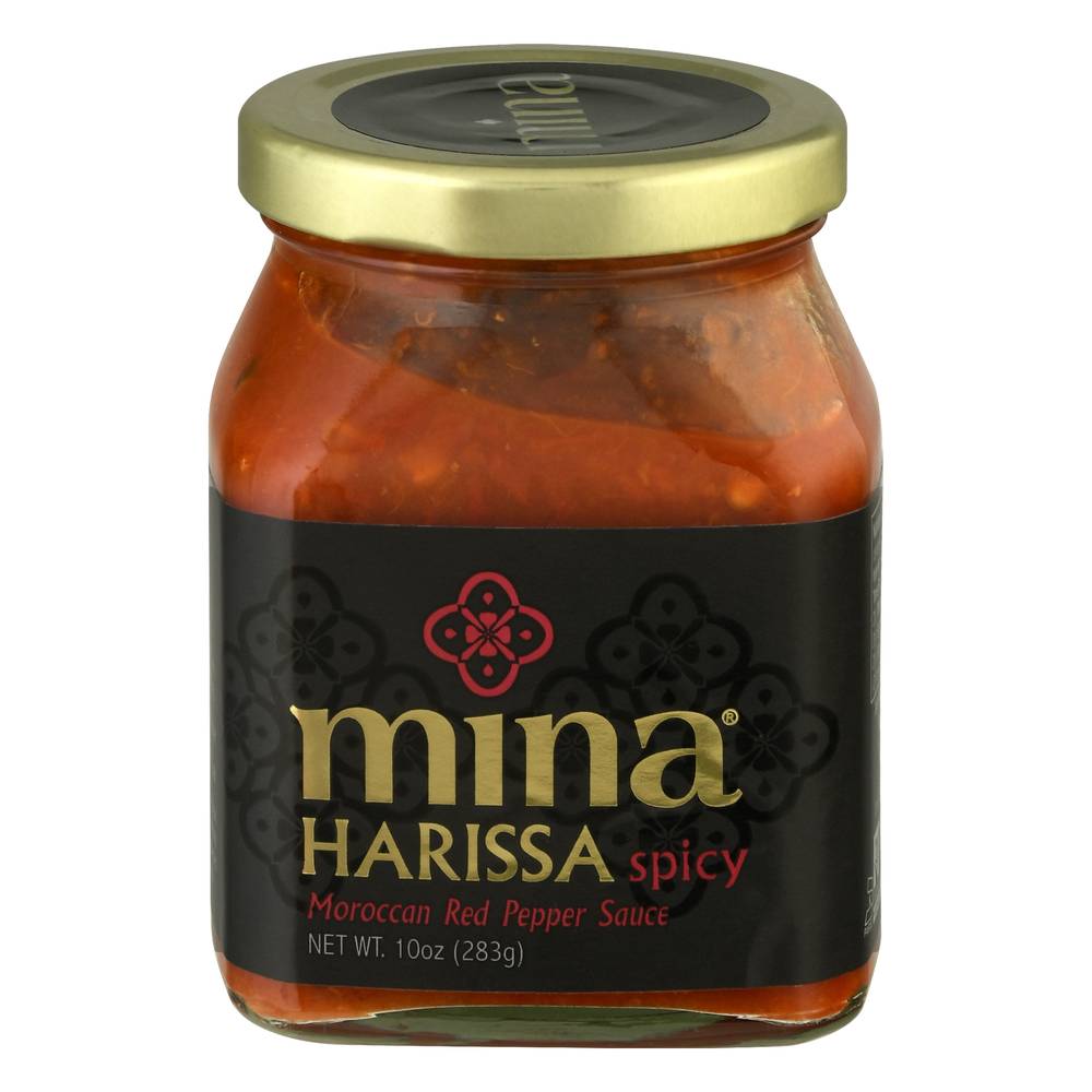 Mina Harissa Harissa Spicy Moroccan Red Pepper Sauce (10 oz)