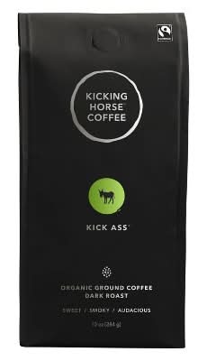 Kicking Horse Coffee Kick Ass Dark Roast Ground Beverage (10 oz)