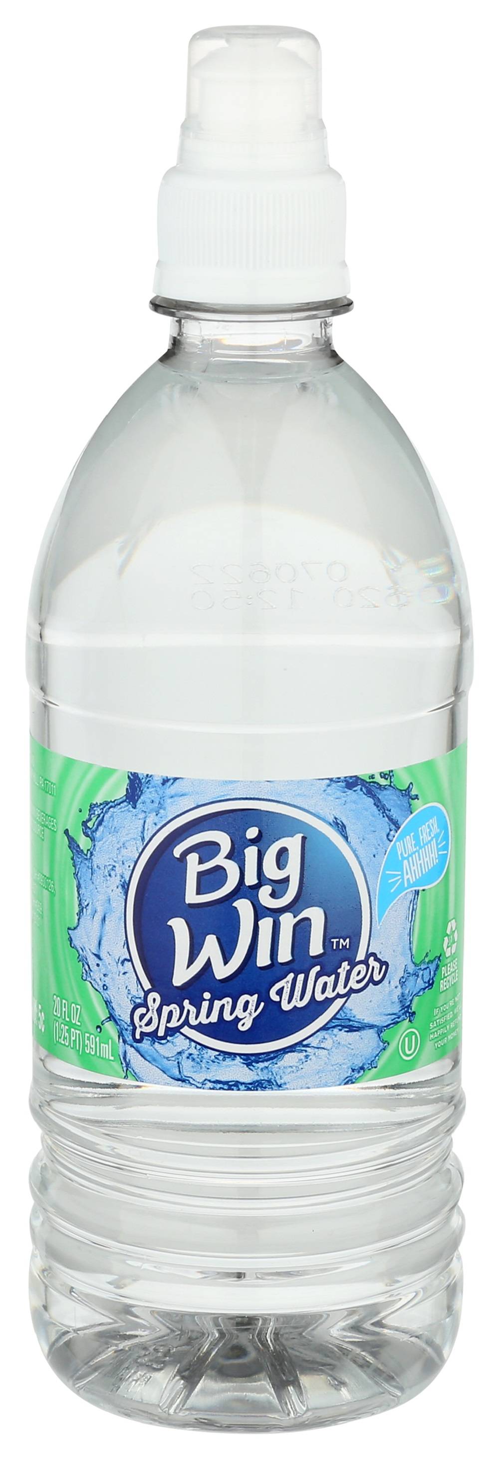 Big Win Spring Water, 20 fl oz