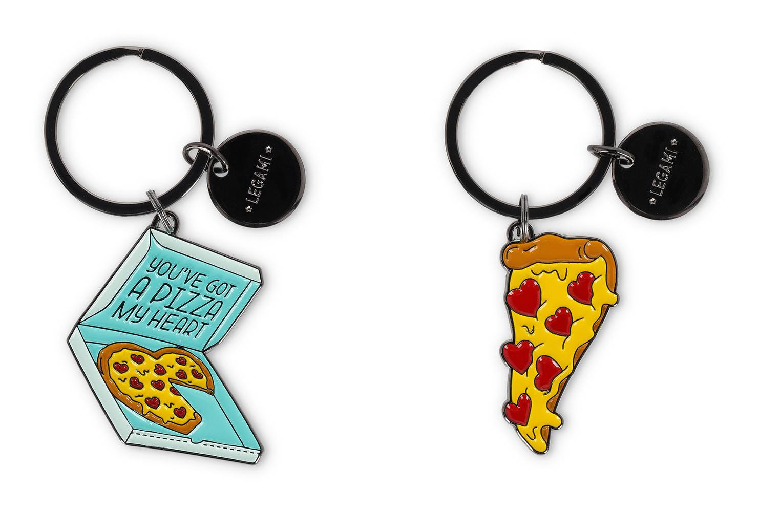 Conjunto 2 Porta-Chaves - Pizza