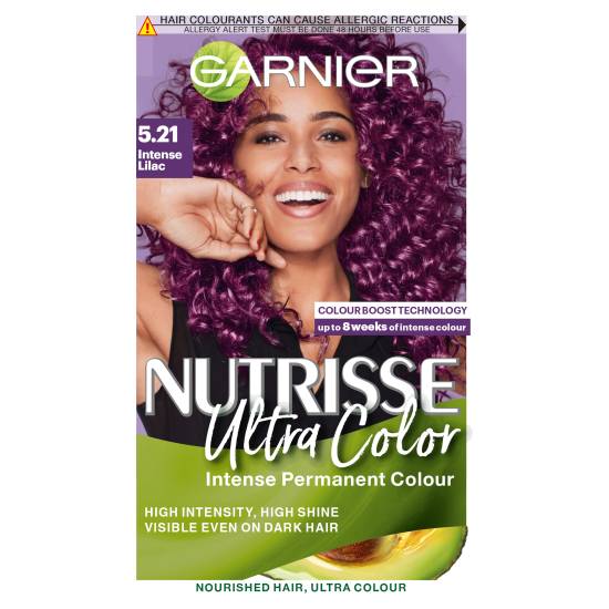 Garnier Nutrisse Ultra Color 5.21 Intense Lilac Permanent Hair Dye