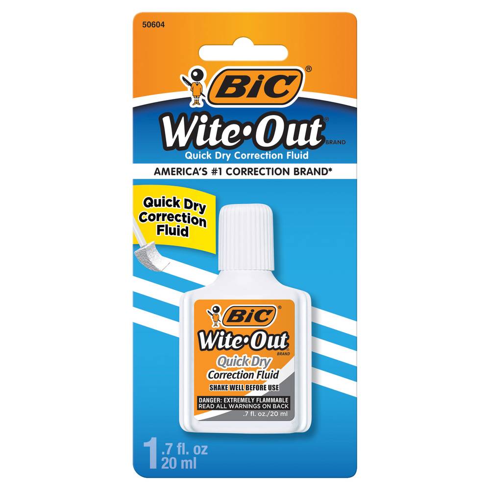 BiC Wite Out Quick Dry White Correction Fluid