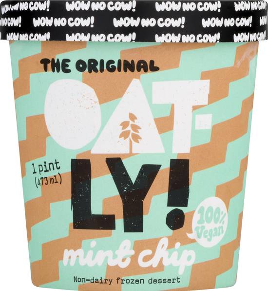 Oatly Mint Chip Flavor Non Dairy Ice Cream