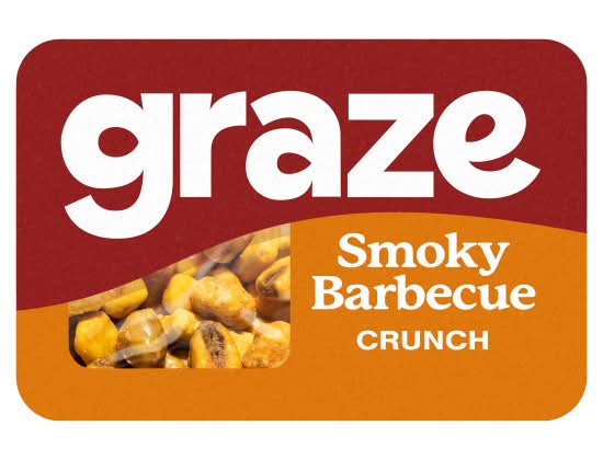 Graze Smoky Barbecue, Crunchy Corn Chips (28g)