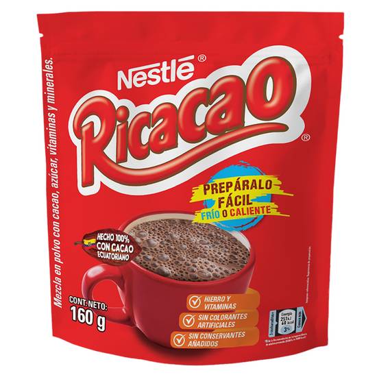 Cocoa Doy Pack Ricacao 160 Gr.