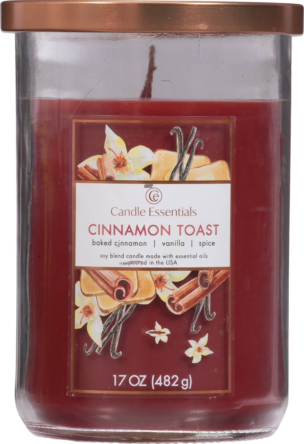 Candle Essentials Candle, Cinnamon Toast (17 oz)