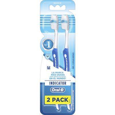 ORAL-B Cepillo Pro-Salud Clean Indicator Medium 2pack