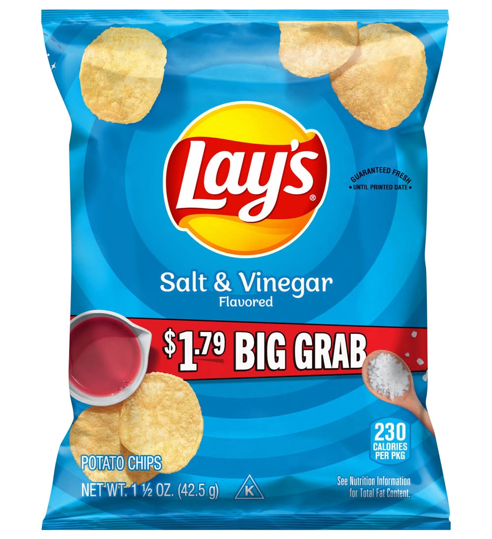 Lay's Potato Chips, Salt & Vinegar (1.5 oz)