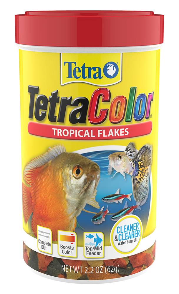Tetracolor Tropical Fish Food Flakes (2.2 oz)