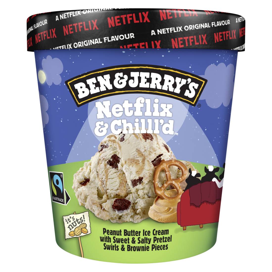 Ben & Jerry's Netflix & Chilll'd 465ml