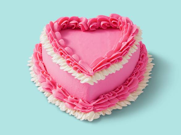 Mother's Day Heart Cake