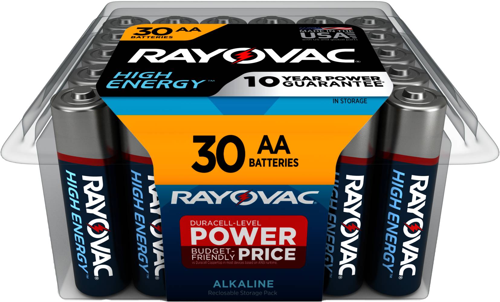 Rayovac High Energy Aa Batteries (30 ct)