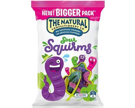 The Natural Confectionery Company Squirms Family Bag 220g