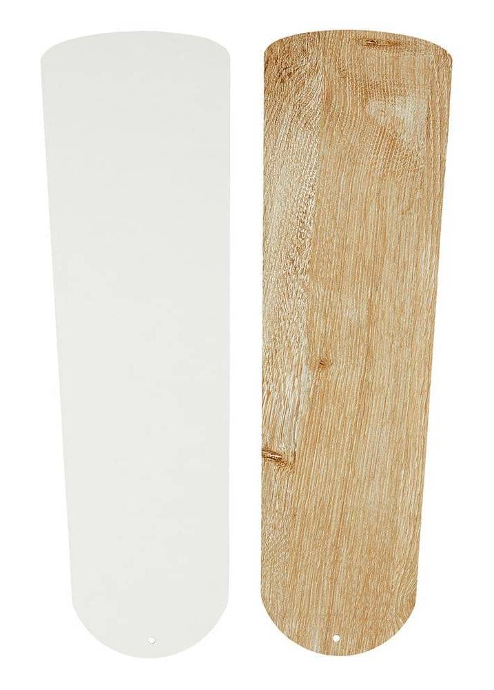 Commercial Electric Indoor Reversible Replacement Fan Blades, White-Oak (5 ct)