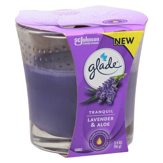 Glade Tranquil Lavender & Aloe Candle