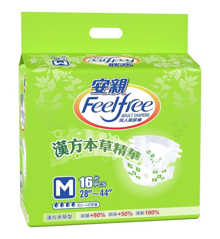 安親成人紙尿褲M(含漢方本草) <16PC片 x 1 x 1PacK包>