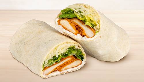 Spicy Chicken Caesar Wrap