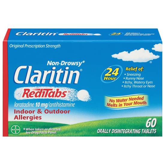 Claritin Loratadine 10 Mg/Antihistamine Tablets (60 ct)