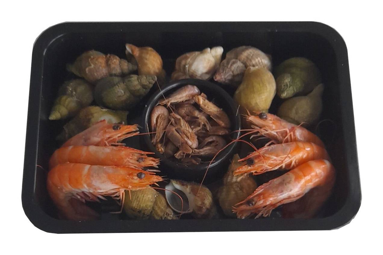 Assiette de fruit de mer marine PECHERIE DE NORMANDIE - l'assiette
