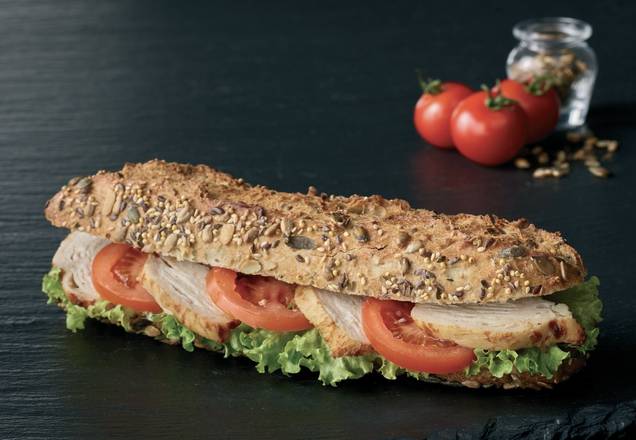 Menu sandwich poulet graine