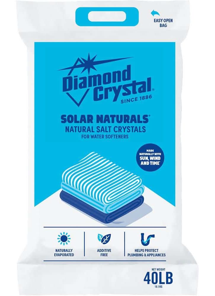 Diamond Crystal Solar Naturals Water Softener Salt Crystals
