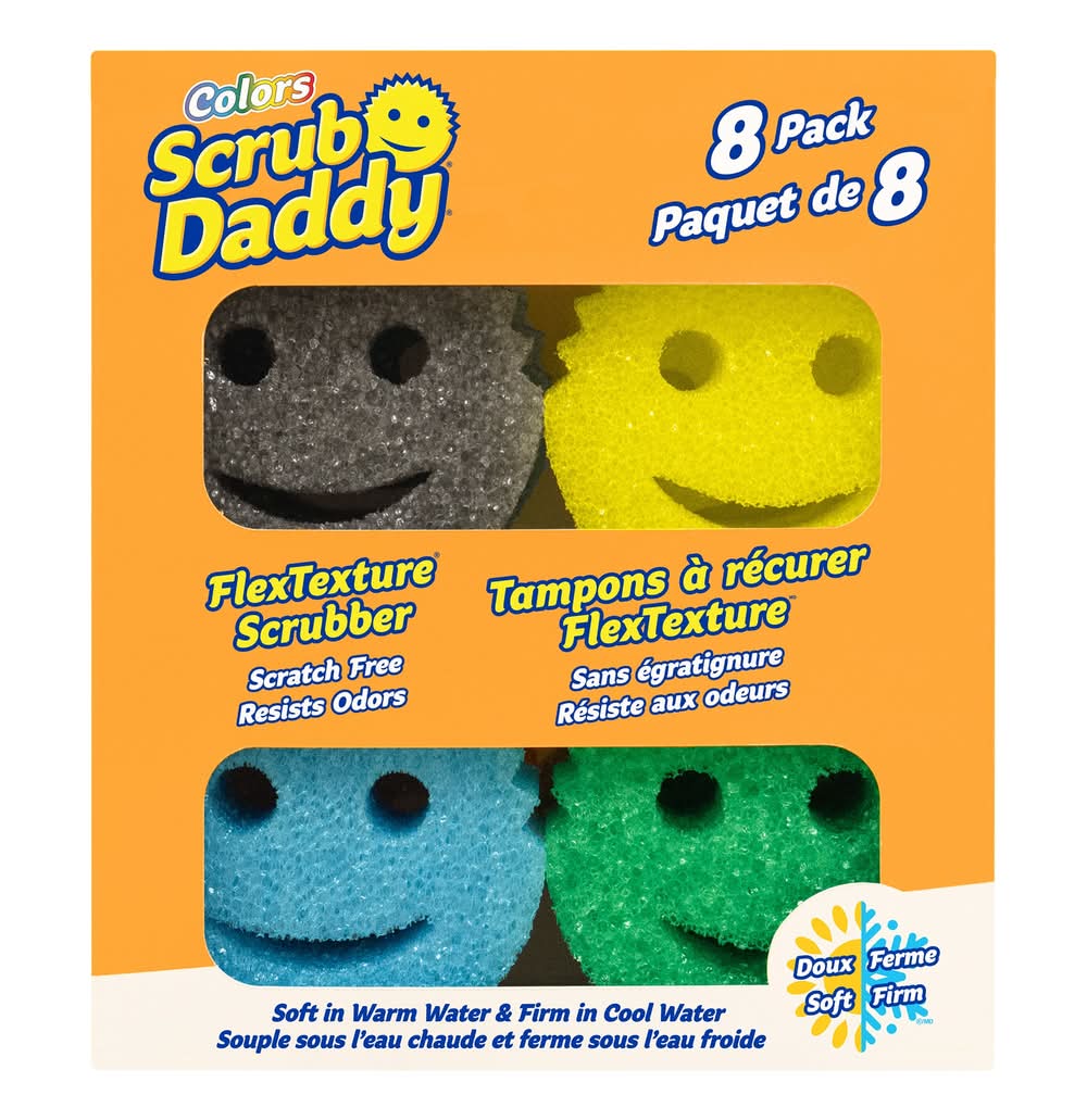 Scrub Daddy Scratch Free Flex Texture Scrubber (100 g, 8 ct)
