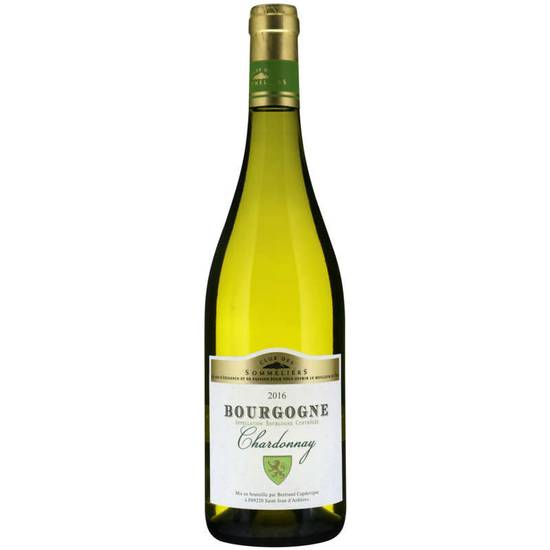 Club Des Sommeliers chardonnay bourgogne vin blanc 75 cl