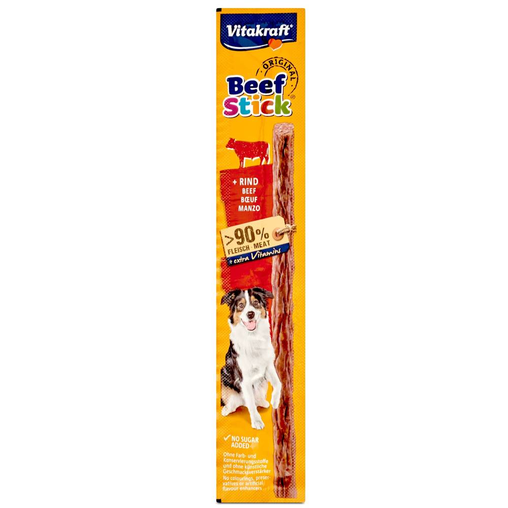 Snack Para Perros Con Buey Vitakraft Bolsa 12 G