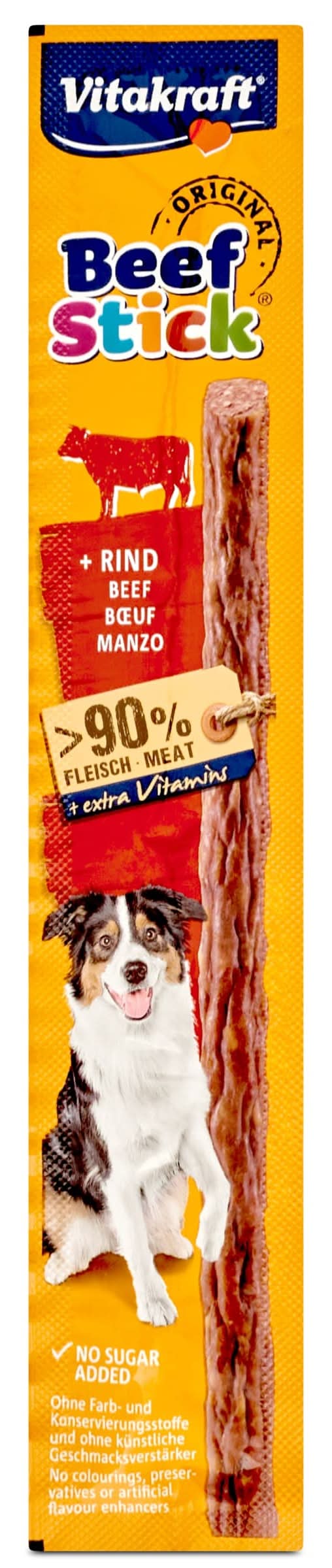 Snack Para Perros Con Buey Vitakraft 12 G