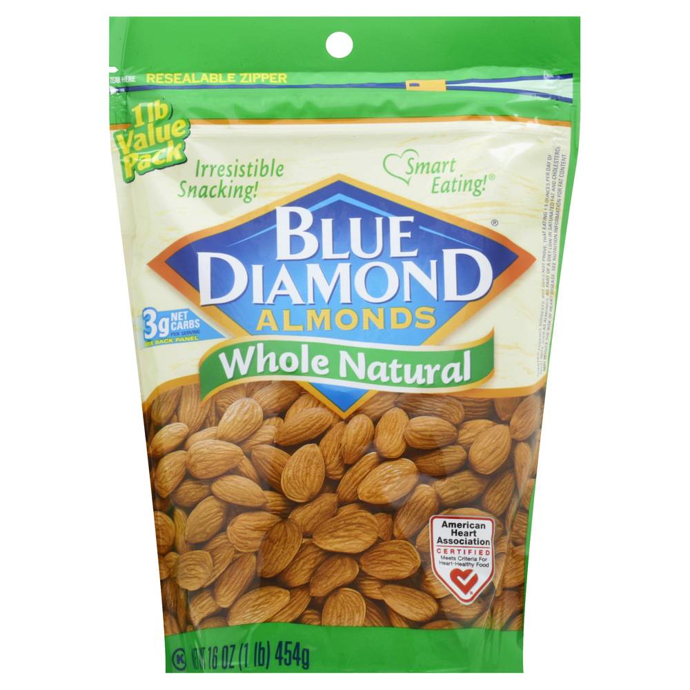 Blue Diamond Whole Natural Almonds Value pack