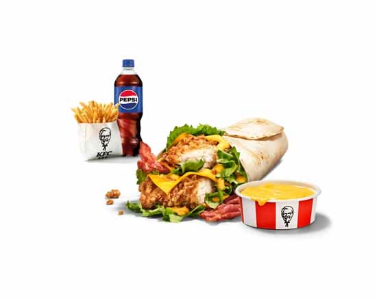 Cheese & Bacon Twister Menü