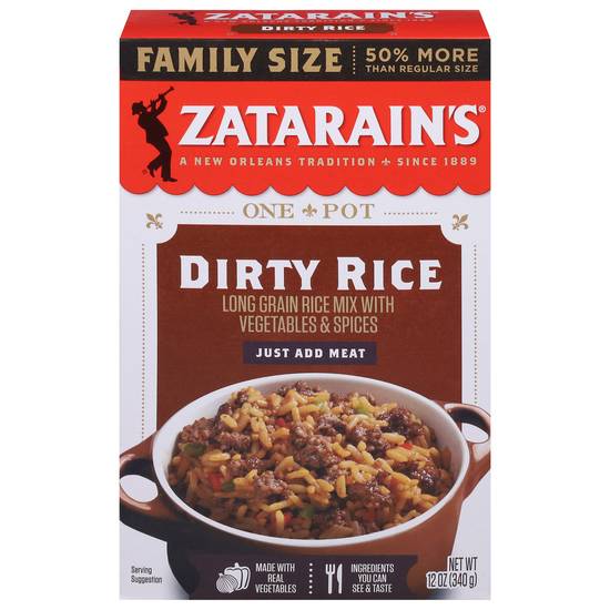 Zatarain's Family Size Dirty Rice Mix