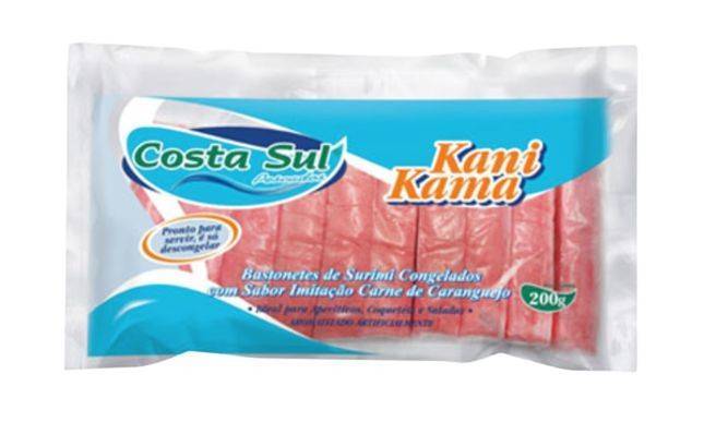 Costa sul bastonetes de surimi congelado kani kama