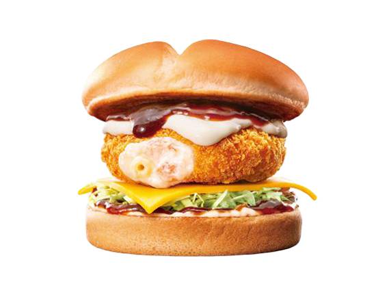 【単品】デミグラ えびグラタンバーガー Demi-glace and Cheese Shrimp Gratin Croquette Burger