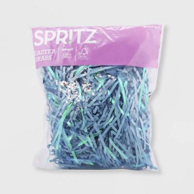Spritz Iridescent Easter Grass, Blue